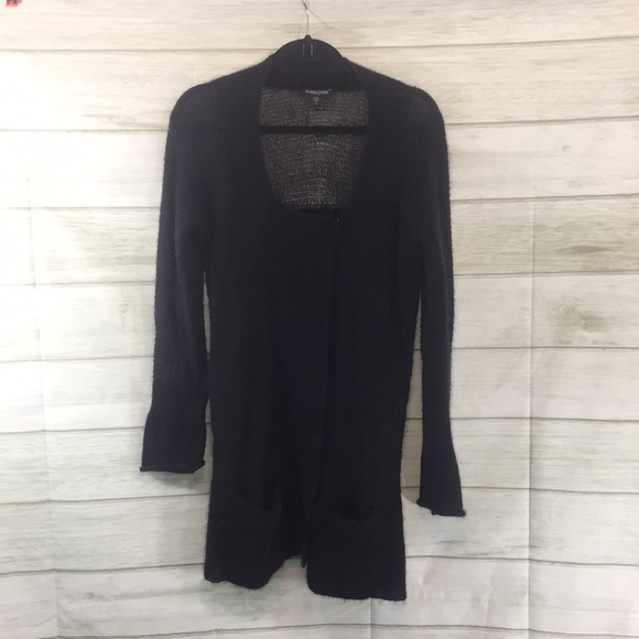 Eileen Fisher Sweaters - Eileen Fisher black mohair duster cardigan PM